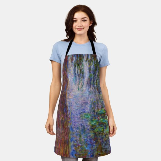 Claude Monet - Water Lilies Schürze (Getragen)