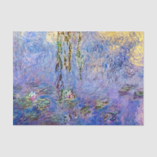 Claude Monet - Water Lilies Seidenpapier (Vorderseite)