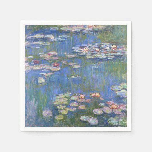 Claude Monet // Water Lilies Serviette (Vorderseite)