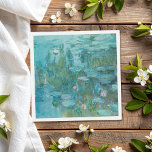 Claude Monet Water Lilies Serviette<br><div class="desc">Napkins mit Claude Monet Water Lilies Gemälde.</div>