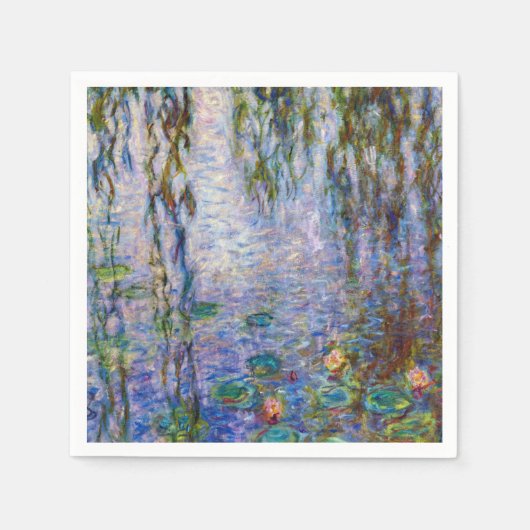 Claude Monet - Water Lilies Serviette (Vorderseite)