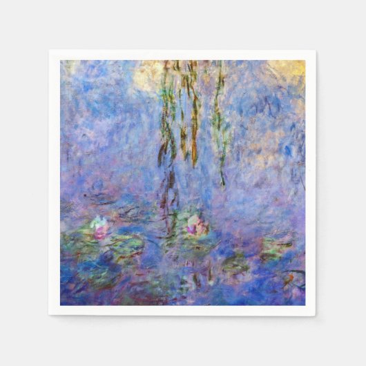 Claude Monet - Water Lilies Serviette (Vorderseite)