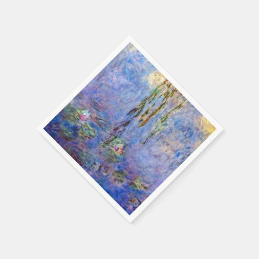 Claude Monet - Water Lilies Serviette (Ecke)