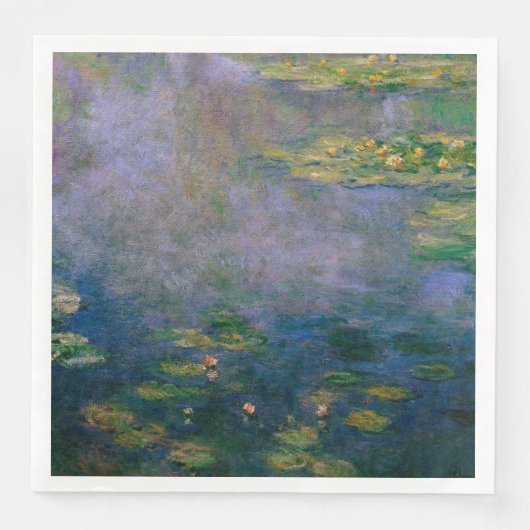 Claude Monet - Water Lilies Serviette (Vorderseite)