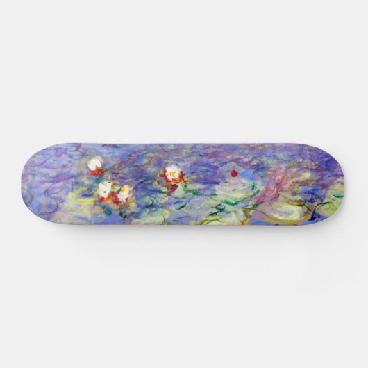 Claude Monet - Water Lilies Skateboard (Horizontal)