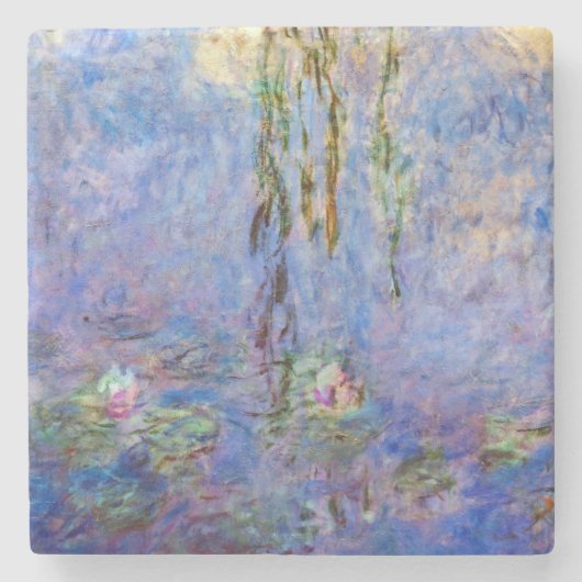 Claude Monet - Water Lilies Steinuntersetzer (Vorderseite)