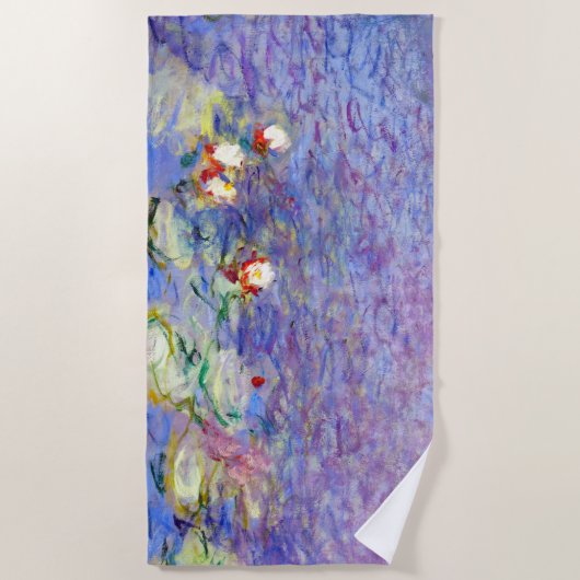 Claude Monet - Water Lilies Strandtuch (Vorderseite)