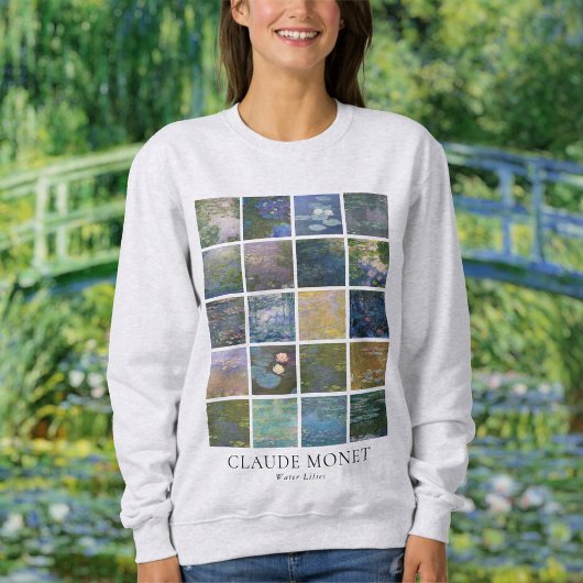 Claude Monet Water Lilies Sweatshirt