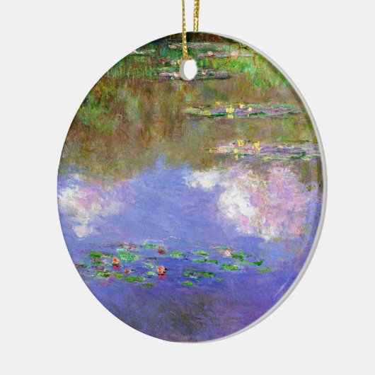 Claude Monet - Water-Lilies, The Clouds, Keramik Ornament (Links)