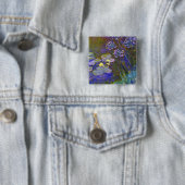 Claude Monet Water Lilies und Agapanthus Button (Beispiel)