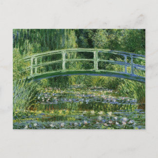 Claude Monet Water Lilies und Japanische Brücke Postkarte
