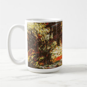 Claude Monet - Water Lilies und Japanischer Fußba Kaffeetasse