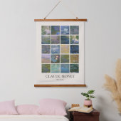Claude Monet Water Lilies Wandteppich Mit Holzrahmen (Schlafzimmer)