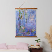 Claude Monet - Water Lilies Wandteppich Mit Holzrahmen (Schlafzimmer)