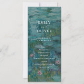 Claude Monet Water Lilies Wedding (Vorderseite)