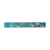 Claude Monet Water Lilies Wedding Einladungsbanderole (Flach)