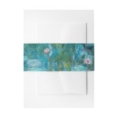 Claude Monet Water Lilies Wedding Einladungsbanderole (Vorderseite Beispiel)