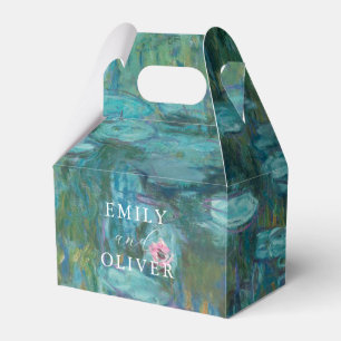 Claude Monet Water Lilies Wedding Geschenkschachtel