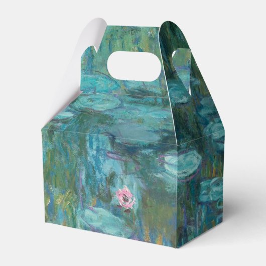 Claude Monet Water Lilies Wedding Geschenkschachtel (Vorderseite)