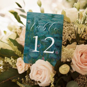 Claude Monet Water Lilies Wedding Tischnummer