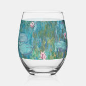 Claude Monet Water Lilies Wedding Weinglas Ohne Stiel (Links)