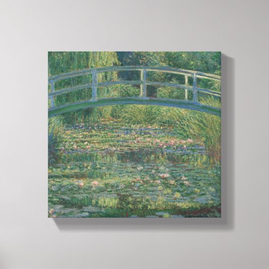 Claude Monet Water-Liliy Pond – Japanese bridge Leinwanddruck (Vorderseite)