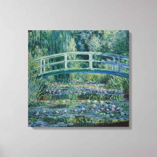 Claude Monet Water-Liliy Pond – Japanese bridge Leinwanddruck (Vorderseite)