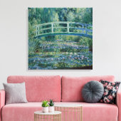 Claude Monet Water-Liliy Pond – Japanese bridge Leinwanddruck (Insitu (Wohnzimmer))