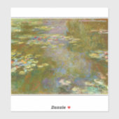 Claude Monet - Water Lily Pond 1917 Aufkleber (Blatt)