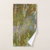 Claude Monet - Water Lily Pond 1917 Badhandtuch Set (Handtuch)
