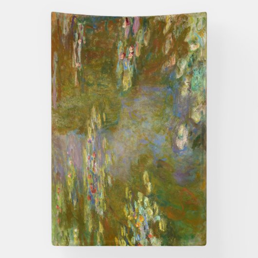 Claude Monet - Water Lily Pond 1917 Banner (Vertikal)
