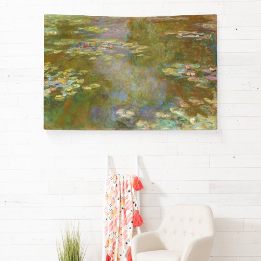 Claude Monet - Water Lily Pond 1917 Banner (InSitu)