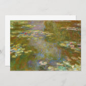 Claude Monet - Water Lily Pond 1917 Dankeskarte (Vorne/Hinten)