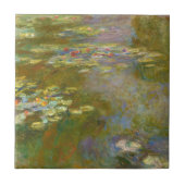 Claude Monet - Water Lily Pond 1917 Fliese (Vorderseite)