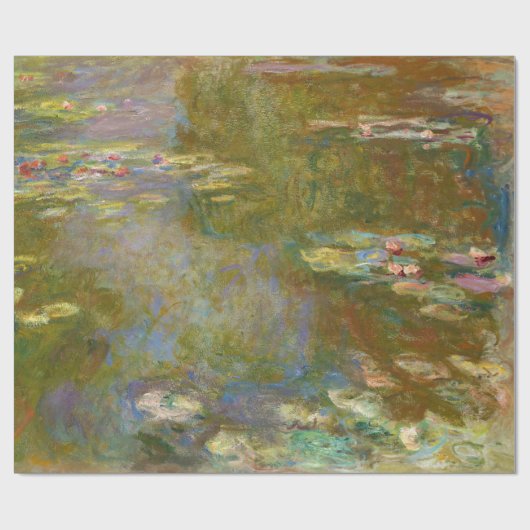 Claude Monet - Water Lily Pond 1917 Geschenkpapier (Flach)