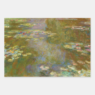Claude Monet - Water Lily Pond 1917 Geschenkpapier Set