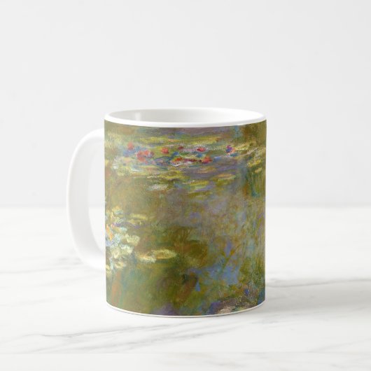 Claude Monet - Water Lily Pond 1917 Kaffeetasse (Vorderseite Links)