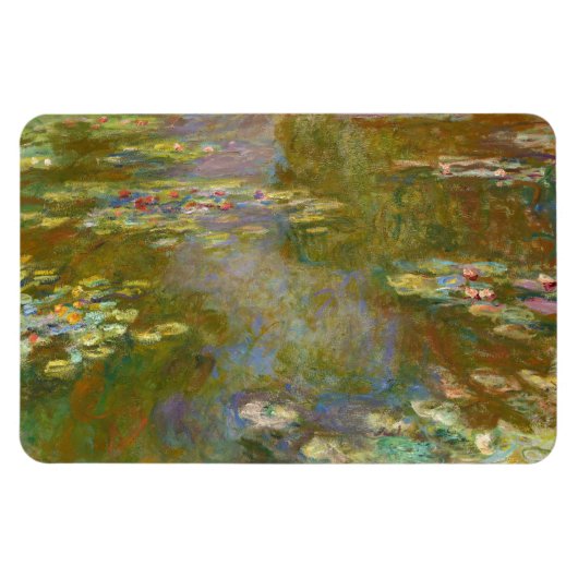 Claude Monet - Water Lily Pond 1917 Magnet (Horizontal)