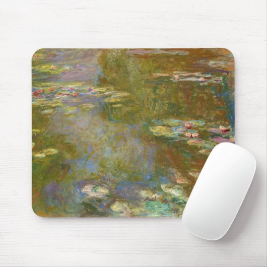 Claude Monet - Water Lily Pond 1917 Mousepad (Mit Mouse)