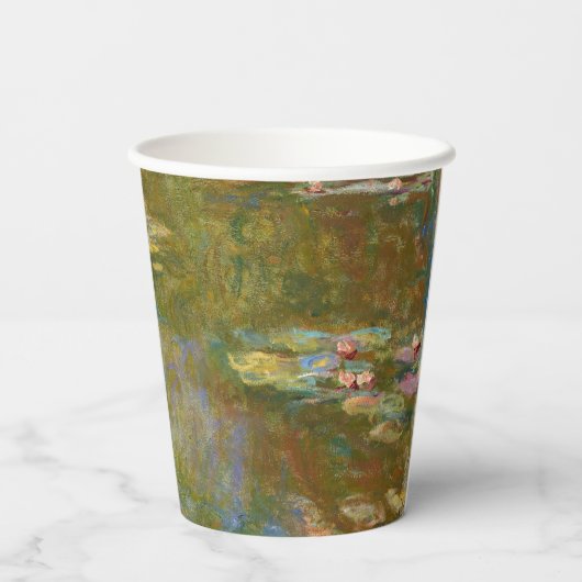 Claude Monet - Water Lily Pond 1917 Pappbecher (Rückseite)