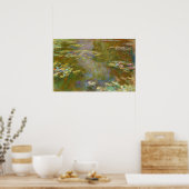 Claude Monet - Water Lily Pond 1917 Poster (Küche)
