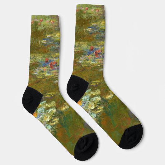 Claude Monet - Water Lily Pond 1917 Socken (Rechts)