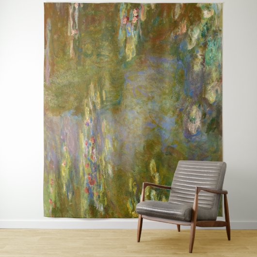 Claude Monet - Water Lily Pond 1917 Wandteppich (Beispiel)