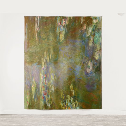 Claude Monet - Water Lily Pond 1917 Wandteppich (Vorderseite)