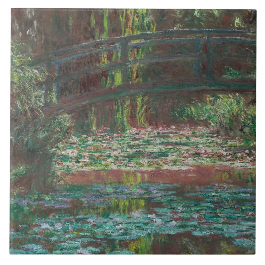 Claude Monet - Water Lily Pond Fliese (Vorderseite)