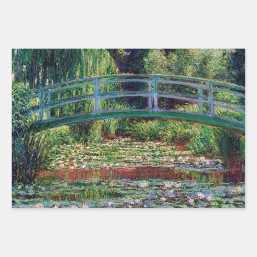 Claude Monet, Water Lily Pond Geschenkpapier Set (Vorderseite 3)
