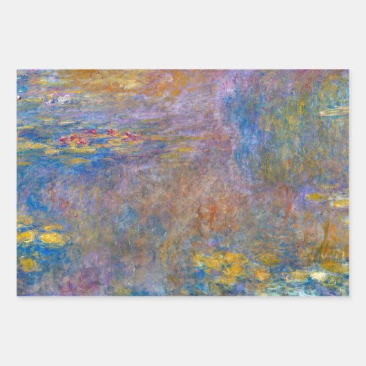 Claude Monet, Water Lily Pond Geschenkpapier Set (Vorderseite 2)