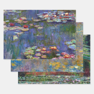 Claude Monet, Water Lily Pond Geschenkpapier Set