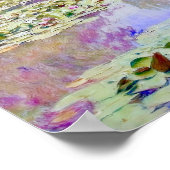 Claude Monet Water Lily Pond Giverny Poster (Ecke)