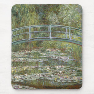 Claude Monet Water Lily Pond (Japanische Brücke) Mousepad